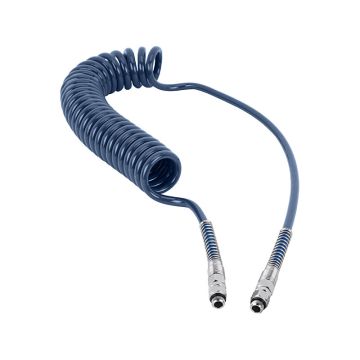 PU-Spiralschlauch, blau - 8/12mm