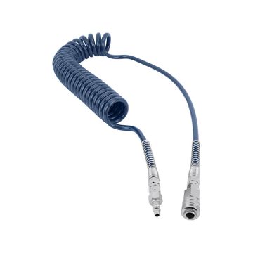 PU-Spiralschlauch, blau - 5/8mm