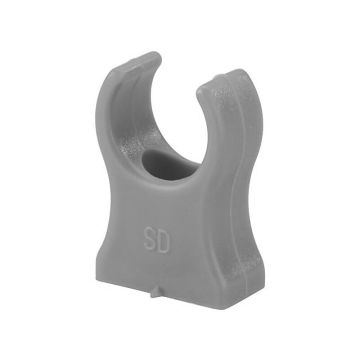 Rohrklemme grau für 12mm