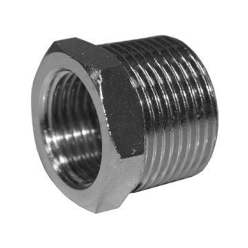 Reduzierstück 3/4"-1/2", vernickelt