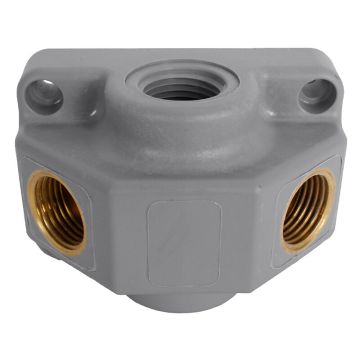 Endverteilerdose, Kunststoff, grau