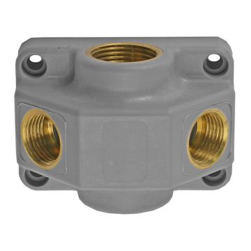 Endverteilerdose, Kunststoff, grau