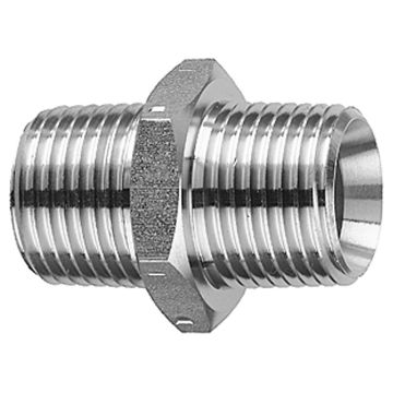 Doppelnippel 3/8-1/2", Edelstahl