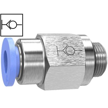 Gerade Steckverschraubung Blaue Serie