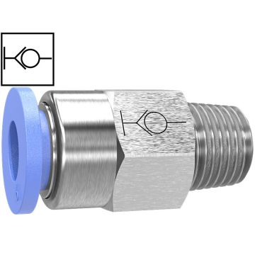 Gerade Steckverschraubung Blaue Serie