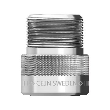 Flüssigkeitskupplung Messing verchromt